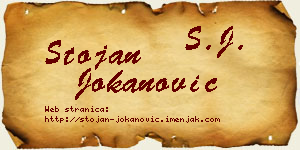 Stojan Jokanović vizit kartica